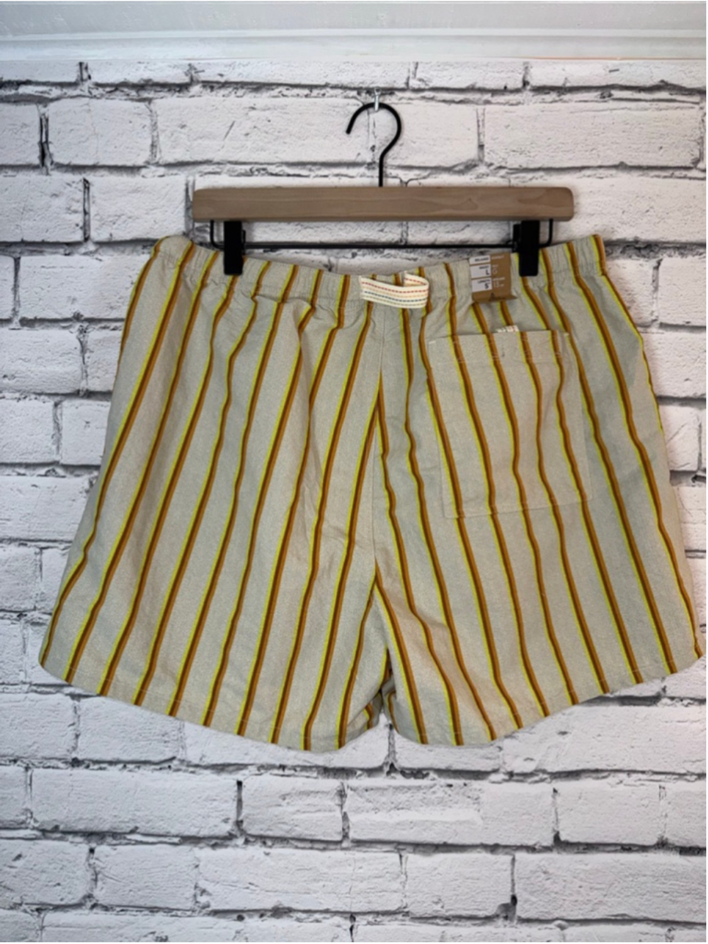Men's Prana Shorts size Large Indio Heritage Shorts Yarrow Striped 5’ inseam NWT - Picture 10 of 16